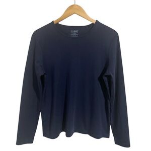L.L. Bean Long Sleeve Crewneck Supima Cotton Tee